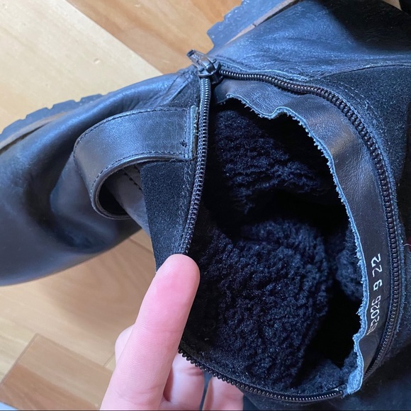 High Over The Knee Leather Winter Boots - Picture 8 of 10